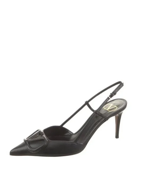 Valentino Garavani 80mm VLogo Signature slingback pumps Size 37 IT, 6 or 6.5 US - Picture 6 of 13